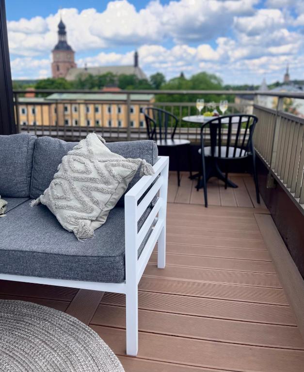 Balkón nebo terasa v ubytování Quality Hotel Grand Falun