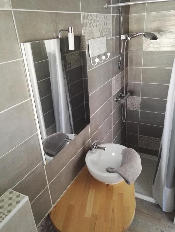 Koupelna v ubytování Hotel La Reserve