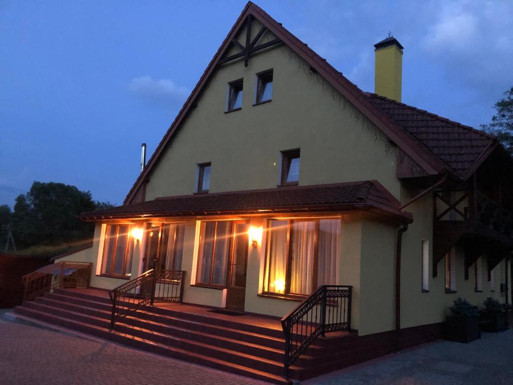 Budova, kde se aparthotel nachází