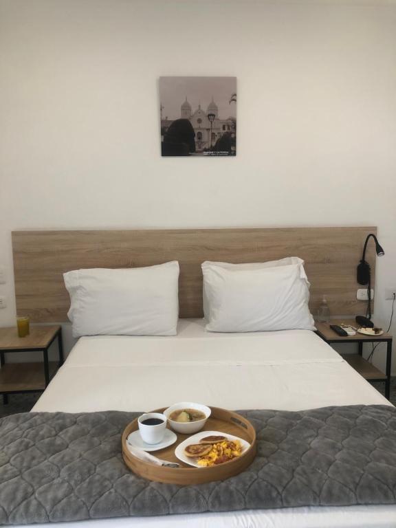 Postel nebo postele na pokoji v ubytování Bianco Hotel Boutique