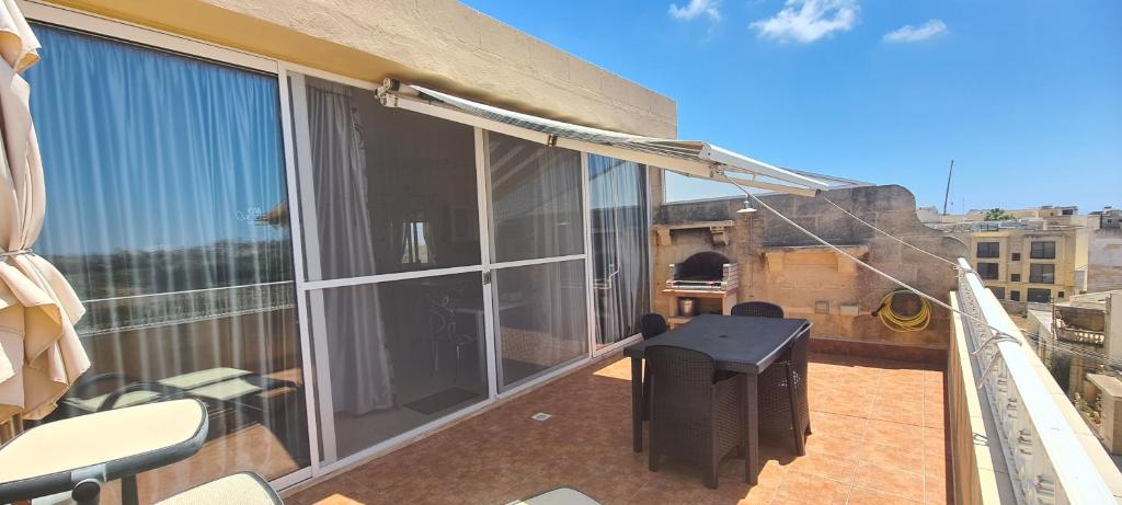 Balkón nebo terasa v ubytování Il Bejta penthouse