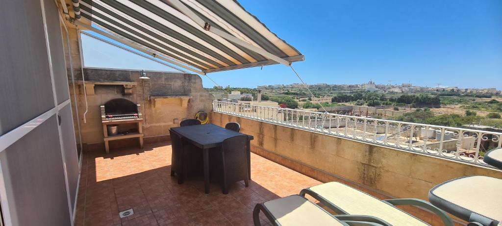 Balkón nebo terasa v ubytování Il Bejta penthouse