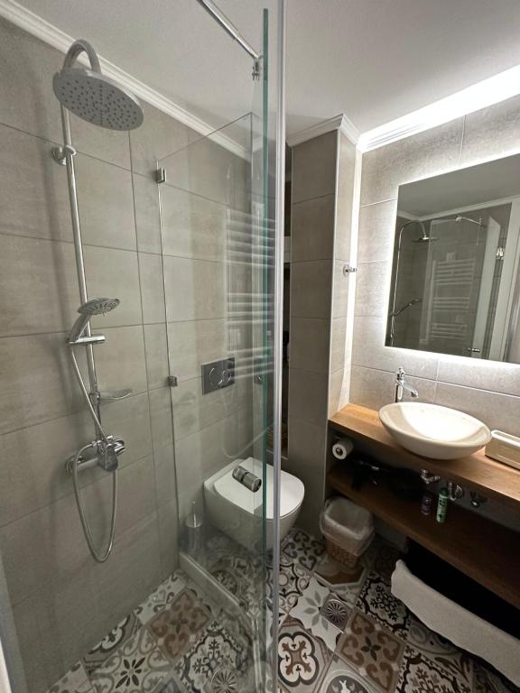 Ванная комната в Syros casa