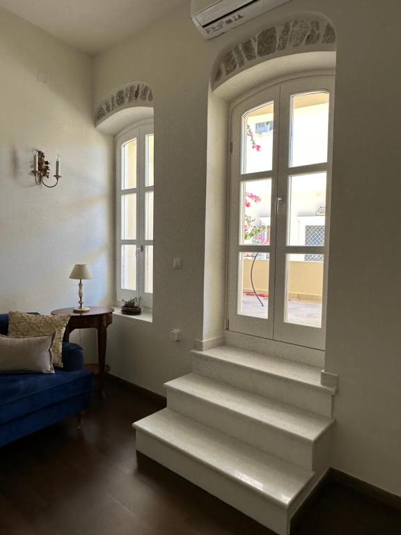 Гостиная зона в Syros casa