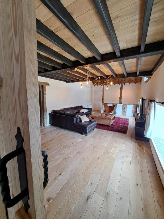 Posezení v ubytování Gîte Les 3 pierres