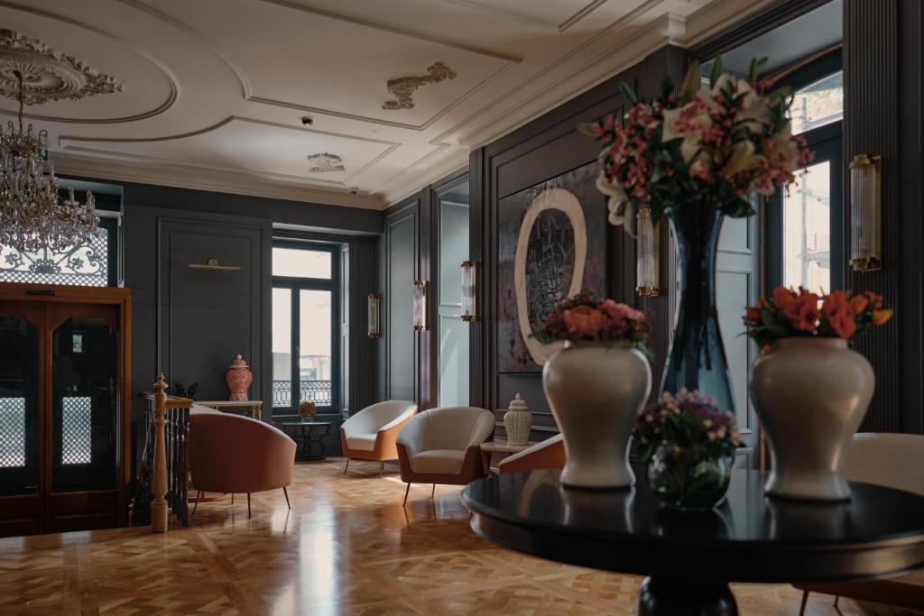 Posezení v ubytování GA Palace Hotel & Spa, a XIXth-Century Villa
