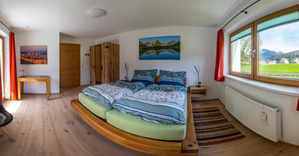 Letto o letti in una camera di Haus Zak