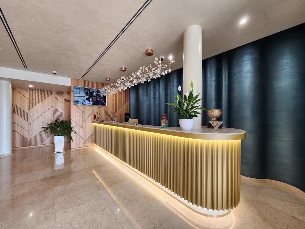 Vstupní hala nebo recepce v ubytování Hotel Gold