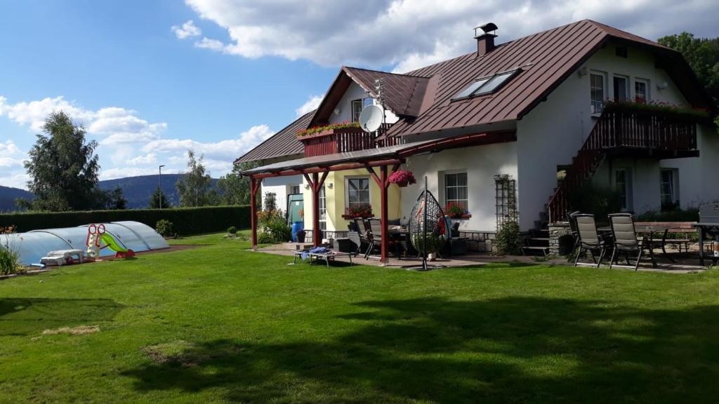 Zahrada ubytování Penzion Irena