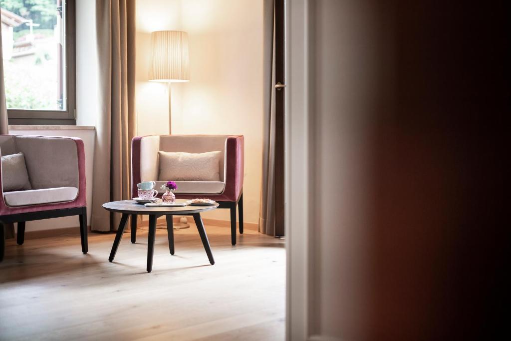 Posezení v ubytování Schloss Plars wine & suites