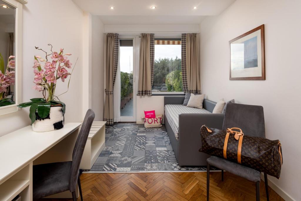 Posezení v ubytování Hotel Laurin