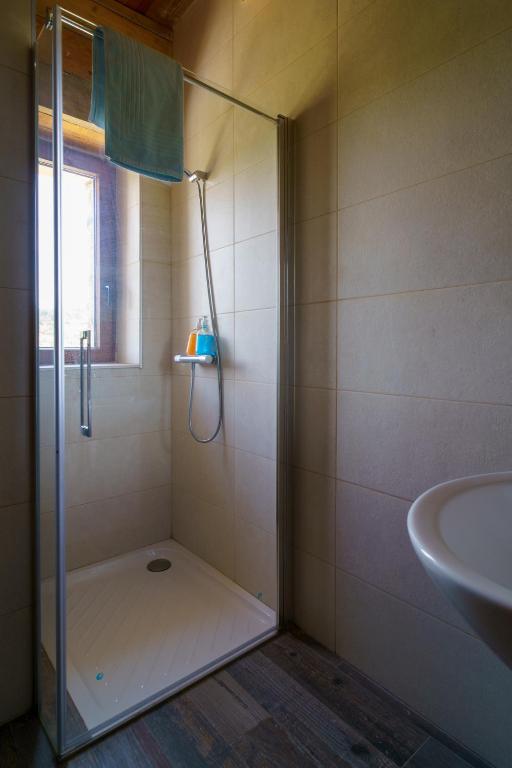 Koupelna v ubytování Casa Barambán