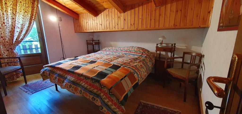 Posteľ alebo postele v izbe v ubytovaní Casa vista Montebianco