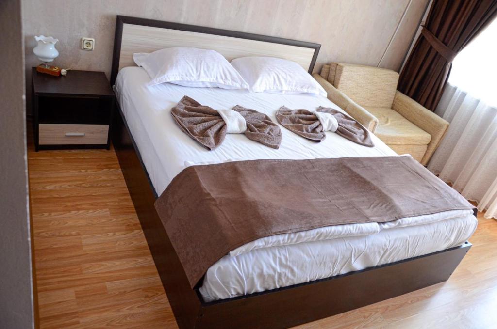 Cama o camas de una habitación en Edelvais Guest House