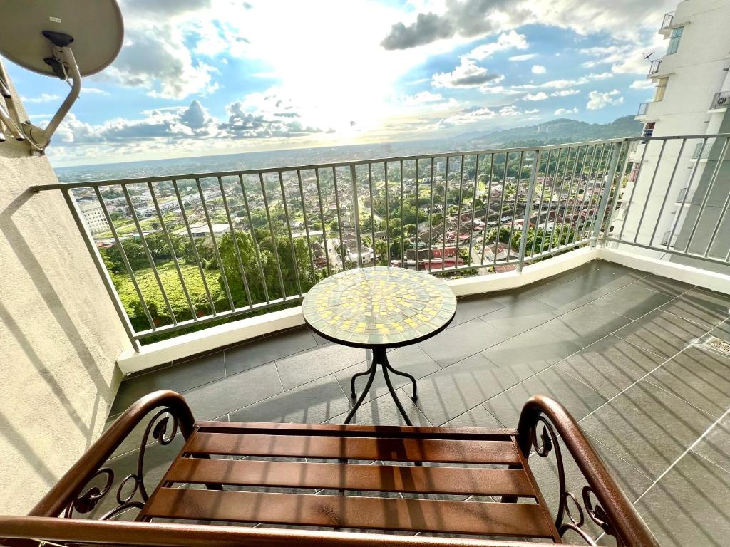 Nespecifikovaný výhled na hory nebo výhled na hory při pohledu z aparthotelu