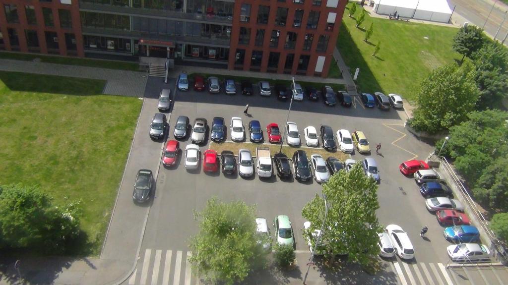 Letecký snímek ubytování Best Residence Expo