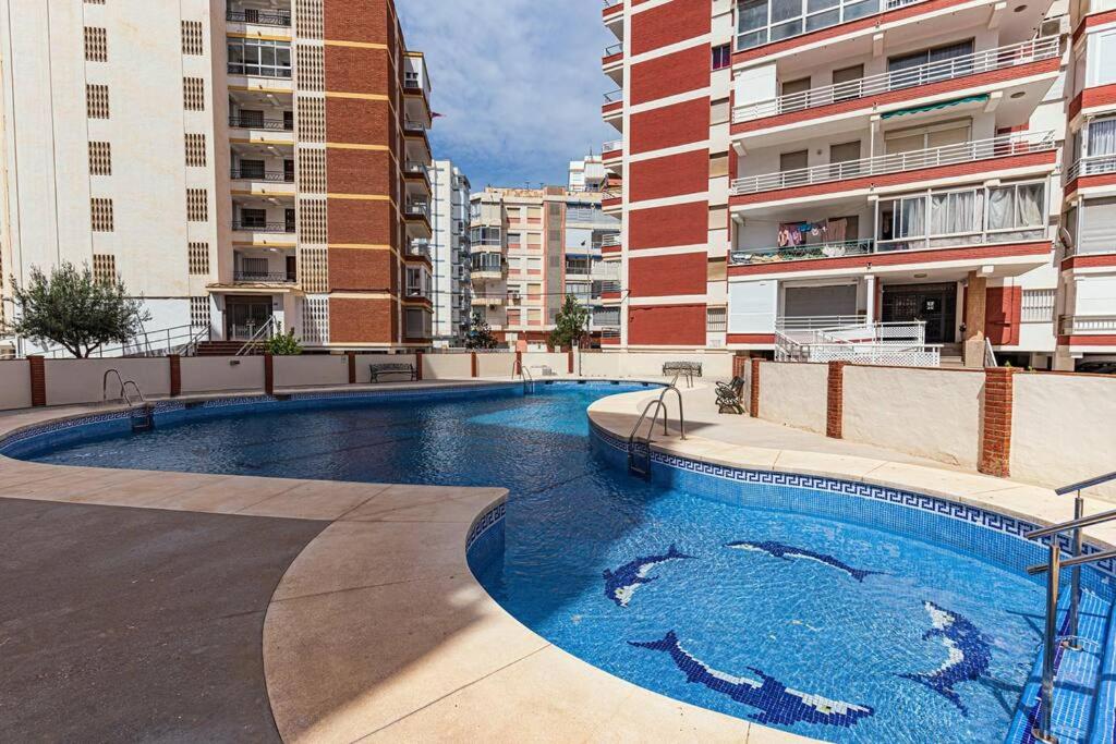 Bazén v ubytování Sea Apartment Torre del Mar nebo v jeho okolí
