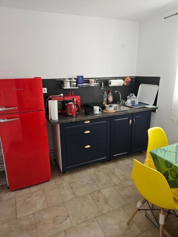 Kuchyň nebo kuchyňský kout v ubytování Studio D'Amalia