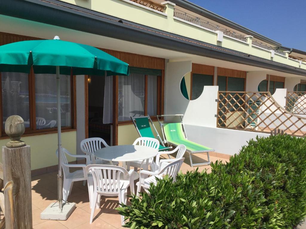 A balcony or terrace at Bibione Residence Apartments