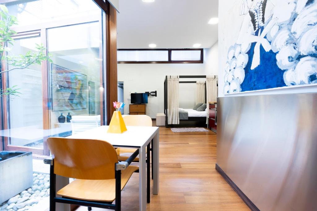 Posteľ alebo postele v izbe v ubytovaní Loft by Basquelidays