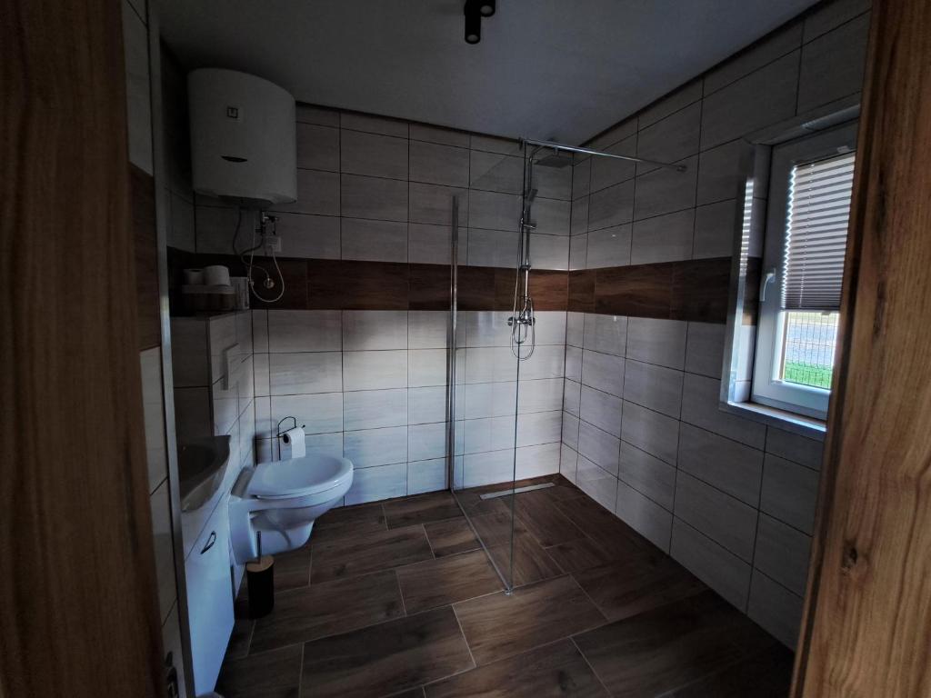 Koupelna v ubytování Domki w Bieszczadach Nowa Zelandia