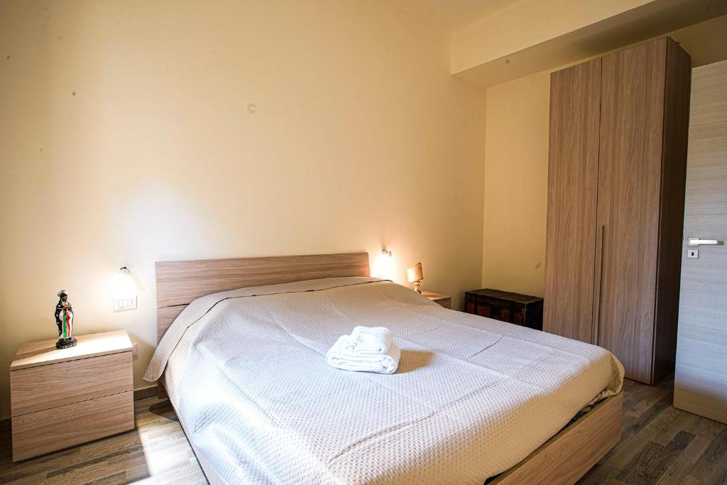 Postel nebo postele na pokoji v ubytování Casa del Mister