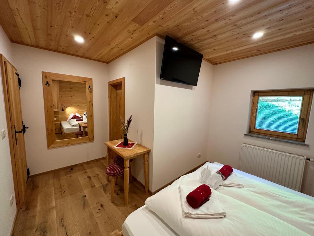 Postel nebo postele na pokoji v ubytování Hotel ŠURC