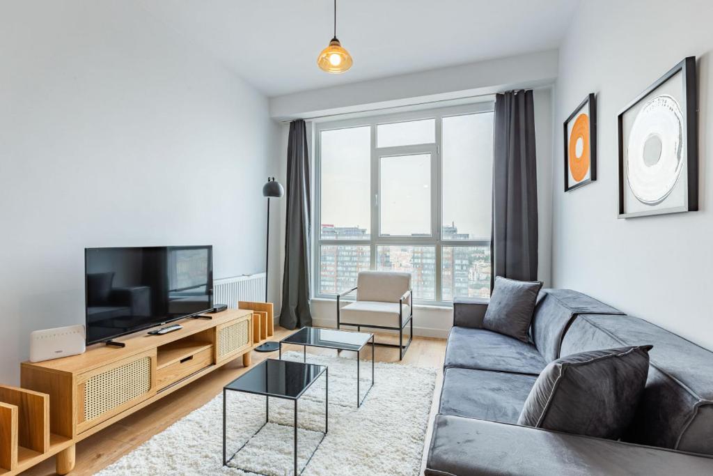 Kép Modern Apartment with Fantastic City View in Kadikoy szállásáról Isztambulban a galériában