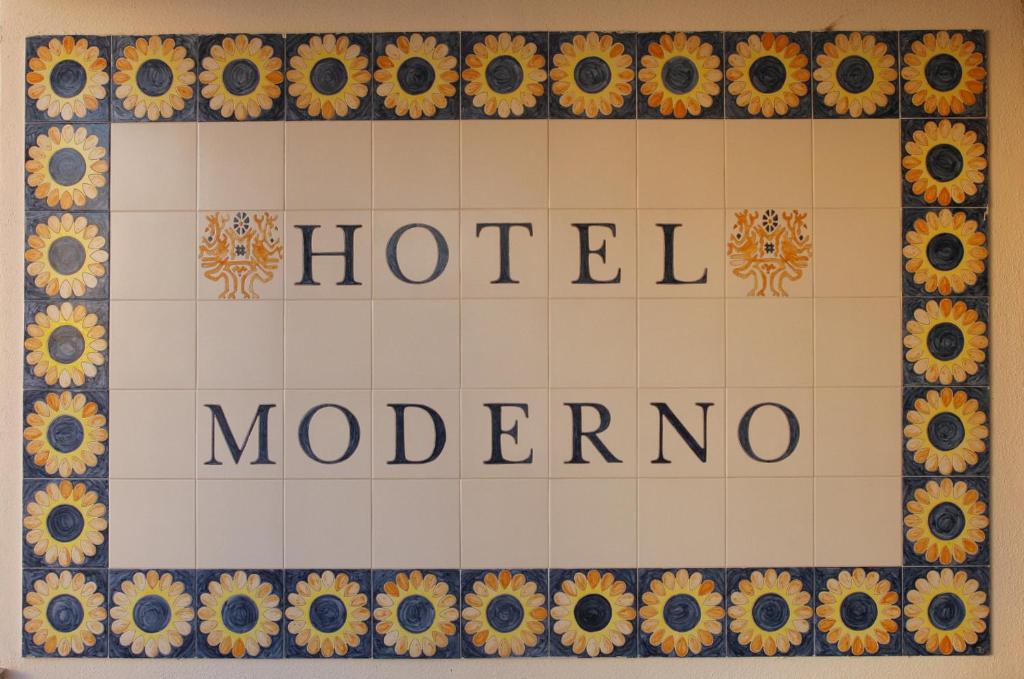 Certifikát, hodnocení, plakát nebo jiný dokument vystavený v ubytování Hotel Moderno