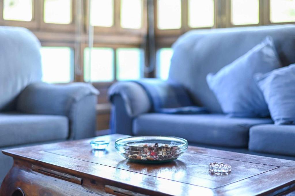 Гостиная зона в Apartamentos Rurales El Cuetu