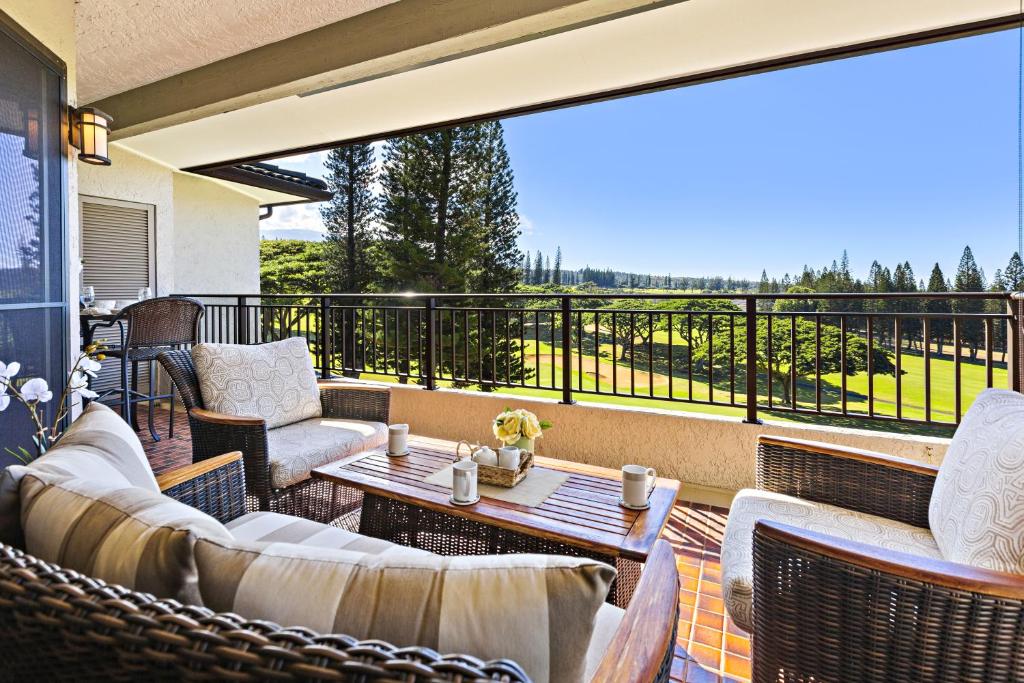 Μπαλκόνι ή βεράντα στο Kapalua Golf Villa 12V 1