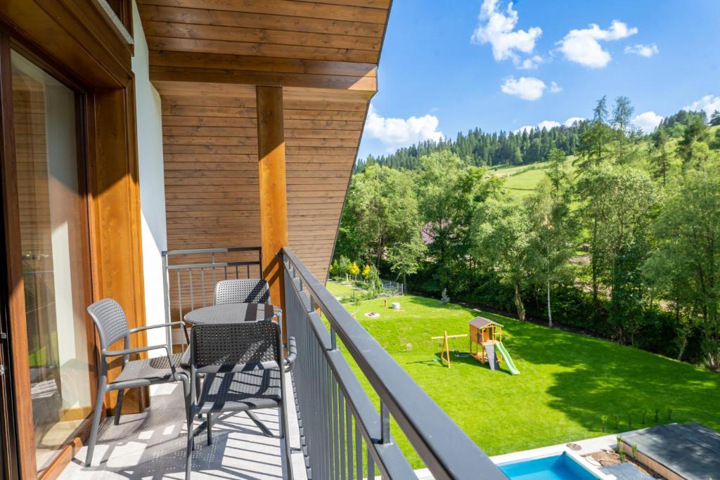 Apartamenty Mariza Szczawnica Jaworki - sauna, balia, opcja śniadań bufetowcyh, piękne i nowe apartamenty 1km od stoku - Deluxe Studio