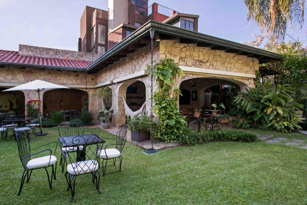 Zahrada ubytování Las Lomas Casa Hotel