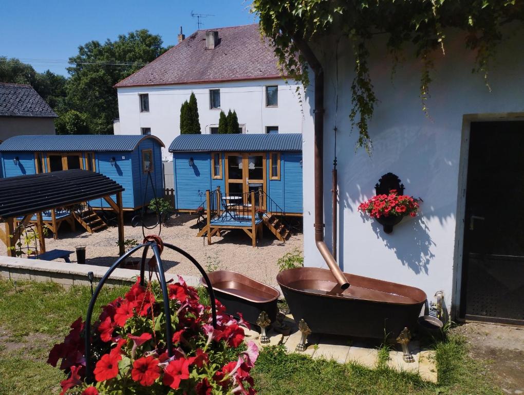 Zahrada ubytování Penzion Restaurace u Helferů