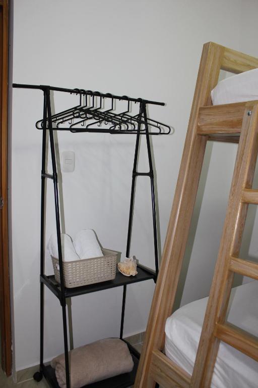 Palanda nebo palandy na pokoji v ubytování Coveñas Apartamento vacacional caribe campestre 9-502