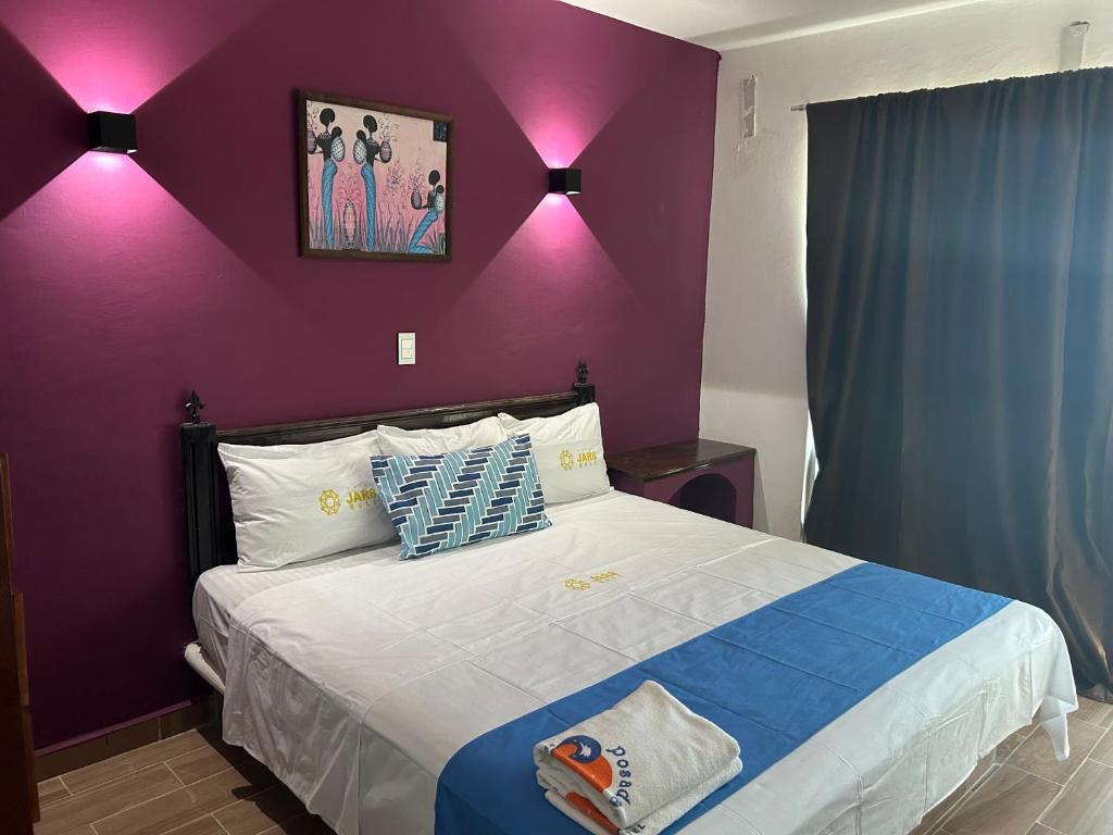 Postel nebo postele na pokoji v ubytování Hotel Jar8 Bule