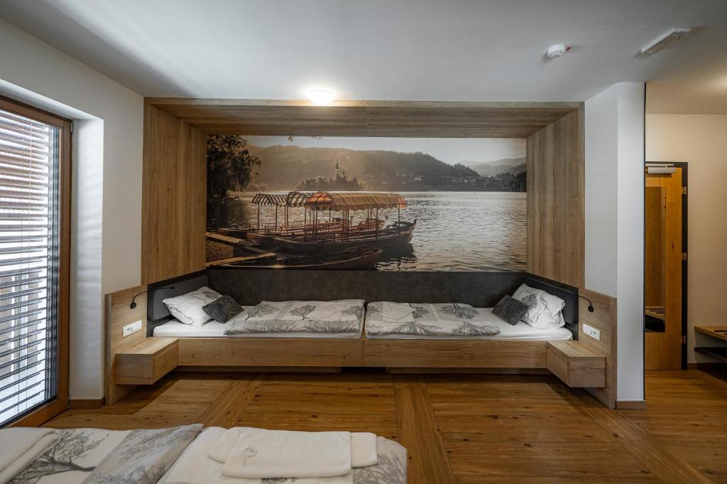 Posezení v ubytování Veldes B&B