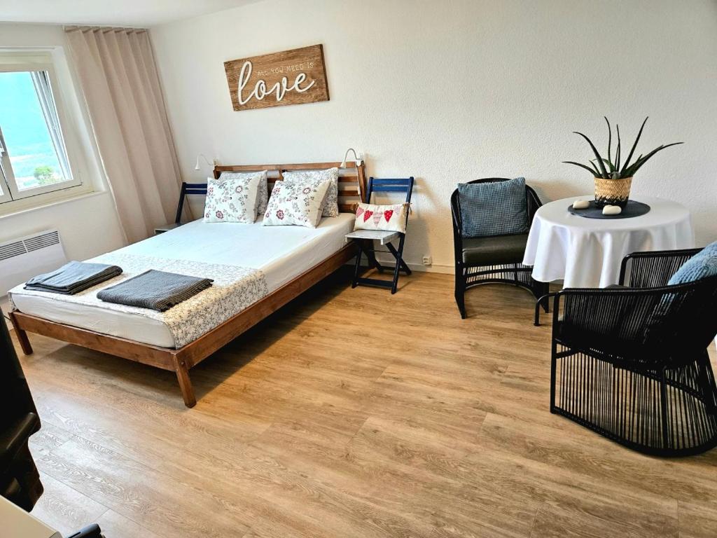 Postel nebo postele na pokoji v ubytování Casa Fery