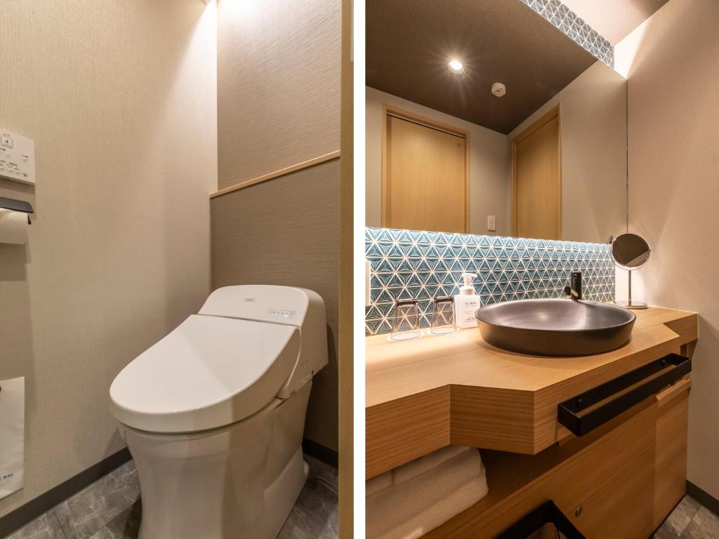Koupelna v ubytování Tabist kiki HOTEL KYOTO Gojo Karasuma