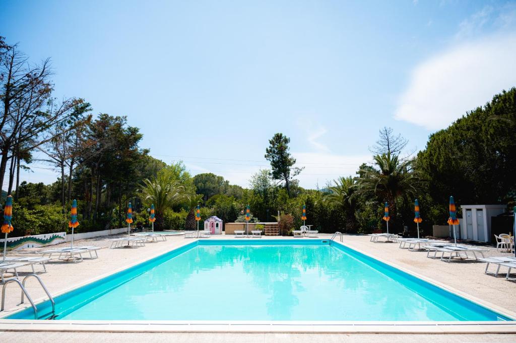 Bazén v ubytování Glamping at Elba nebo v jeho okolí