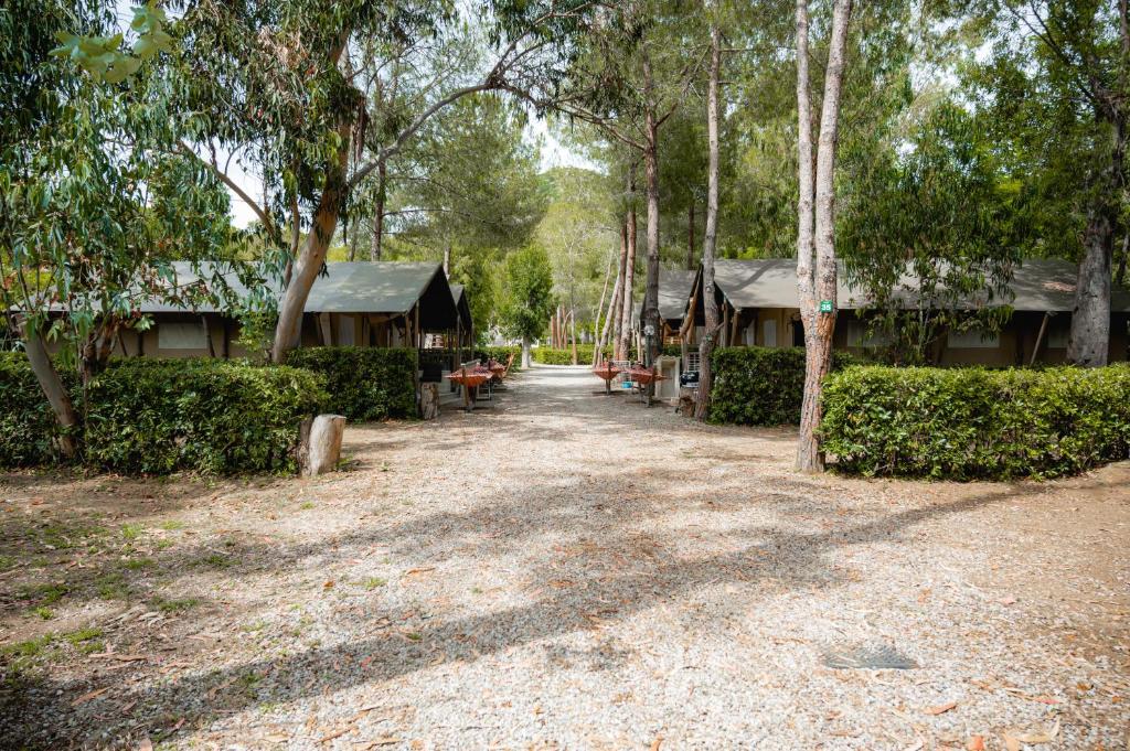Zahrada ubytování Glamping at Elba