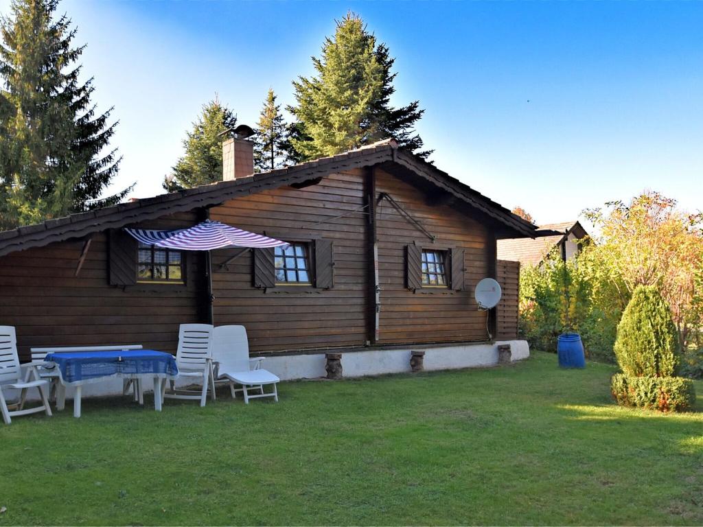 สวนหย่อมนอก Detached wooden house near Bad Wildungen