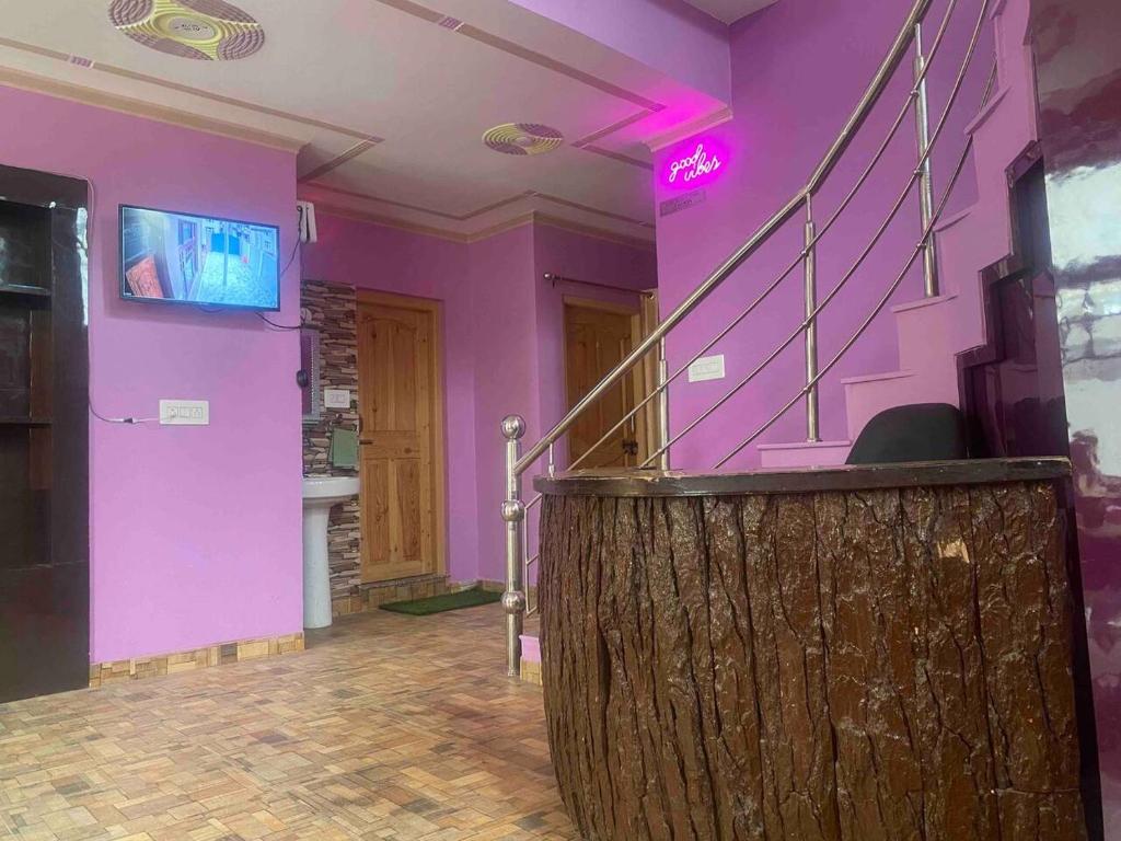 TV a/nebo společenská místnost v ubytování Penthouse Villa