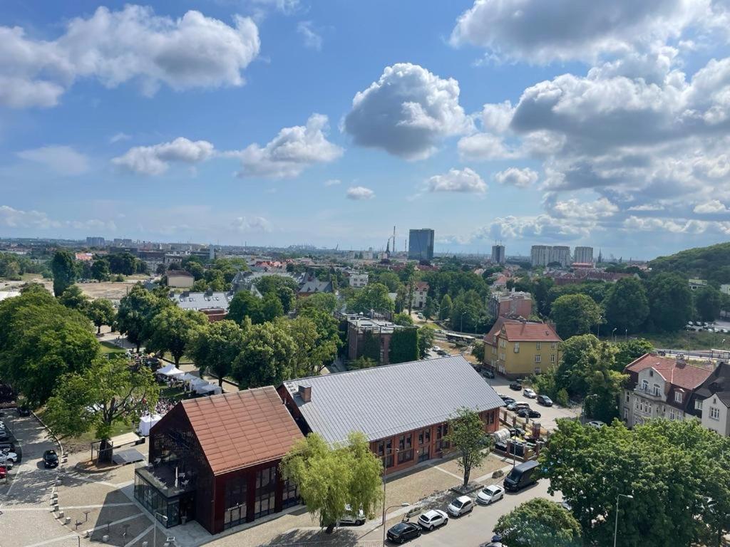 Pemandangan dari udara bagi Apartament z widokiem na Gdańsk i Zatokę