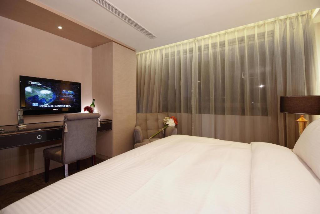 TV a/nebo společenská místnost v ubytování The Metro Hotel - Taipei Branch