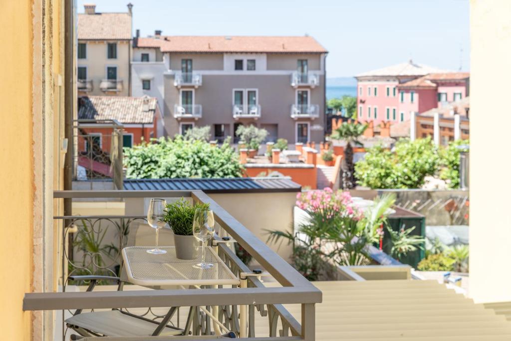 Balkón nebo terasa v ubytování Palazzo Betteloni