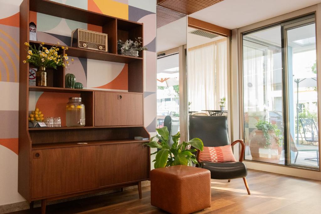 Kuchyň nebo kuchyňský kout v ubytování Hotel Mirabella