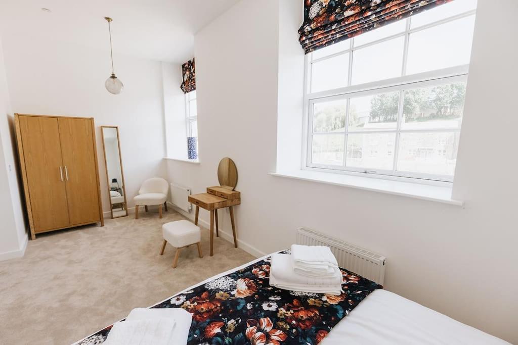 Voodi või voodid majutusasutuse BOBBIN ROW - Grade 2 Listed Property with a Beautiful Design with Access to Leeds toas