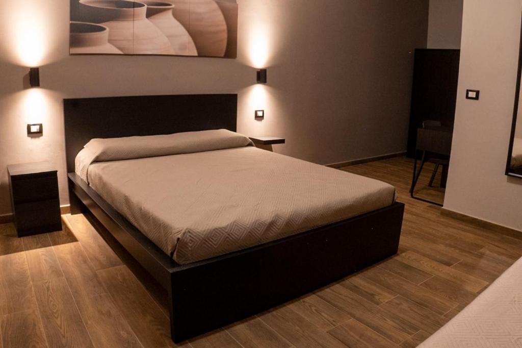 Postel nebo postele na pokoji v ubytování Santé