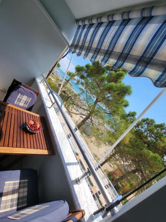Balkón nebo terasa v ubytování Beko - Apartment with sea view in Durres